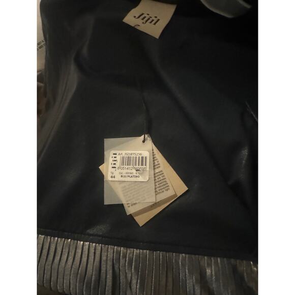 Jijil metallic blouse Dark blue silver size 8 - Picture 10 of 10